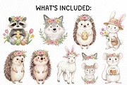 Easter Animals Watercolor Clipart, an Animal Illustration by PassionPNGcreation (Thumbnail 2 of 7)