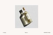 White Wine Bottle Label Mockup, a Packaging Mockup by nkate (Thumbnail 2 of 6)