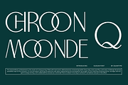Chroon Moonde, a Sans Serif Font by zaaintype (Thumbnail 1 of 10)