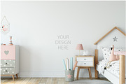 Kids Frames & Wall Mockup Bundle - 5, a Print Template by Yuri-U (Thumbnail 21 of 32)