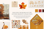 Autumn Serenity Watercolor Clipart, a Graphic by Julia Dreams (Thumbnail 2 of 12)
