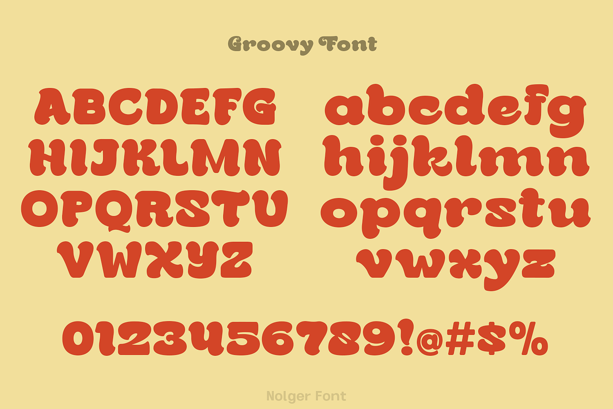 Nolger - Retro Font, a Font by TypeClassHeroes (Photo 10 of 15)