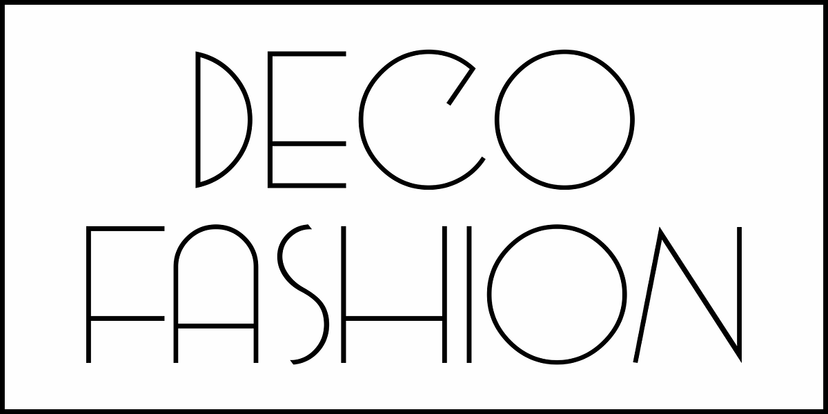 Deco Fashion, a Font by Jeff Levine Fonts (Photo 2 of 5)