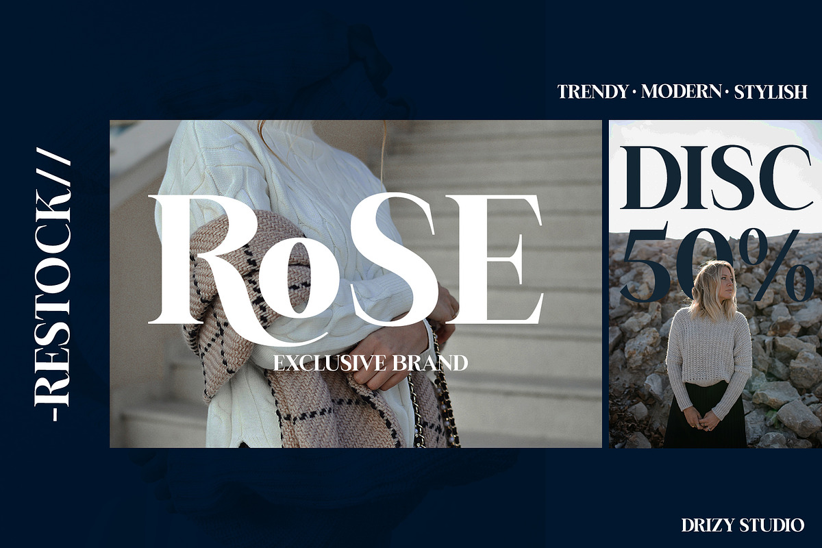Losche, a Font by Drizy (Photo 5 of 10)