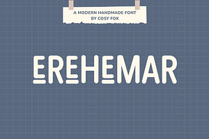 Erehemar Thin Bold Font