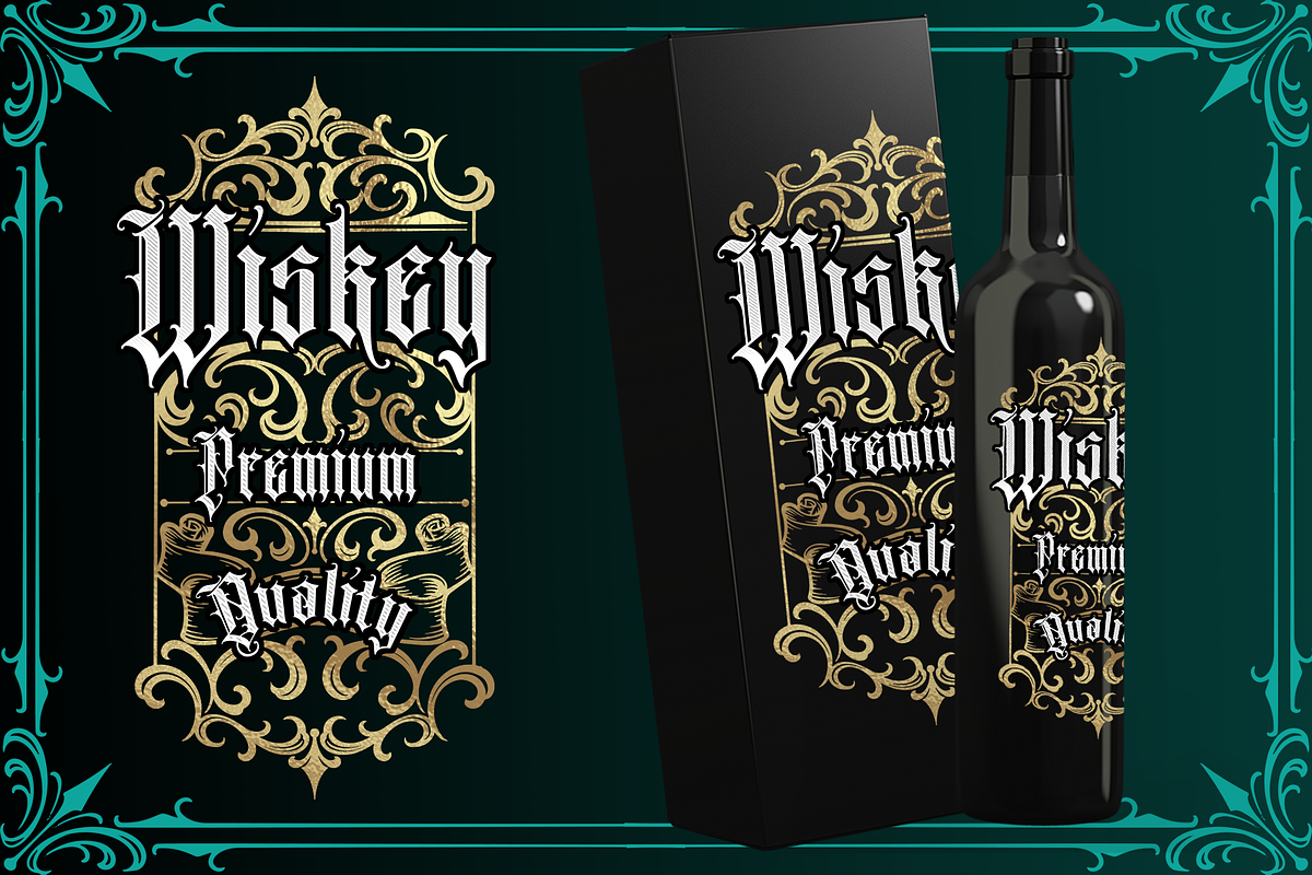 Menotius Modern Blackletters, a Blackletter Font by dansdesign (Photo 3 of 11)