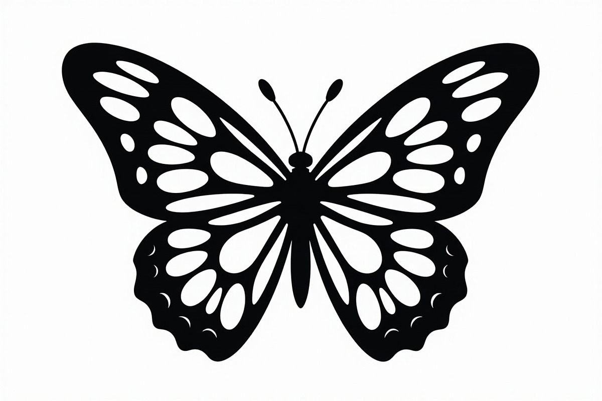 Delicate Butterfly Laser Cut Design, an Illustration by hafijul (Photo 2 of 13)