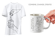 One line Drawings: Alcohol Cocktails, an Object Illustration by Artalia (Thumbnail 2 of 6)