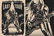 Rock Resurrection Vintage Poster Set, a Person Illustration by daver2002ua (Thumbnail 3 of 3)