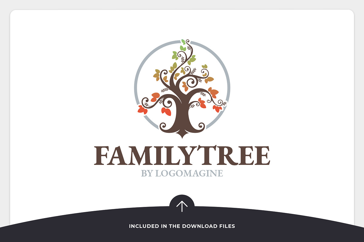 Family Tree Logo Template, a Branding & Logo Template by LOGOMAGINE (Photo 13 of 16)