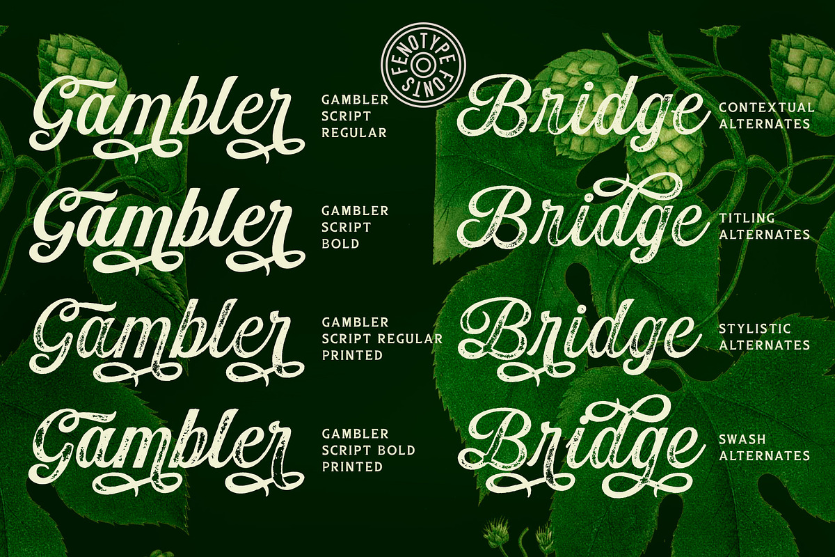 Gambler Type Collection, a Sans Serif Font by Fenotype (Photo 10 of 13)
