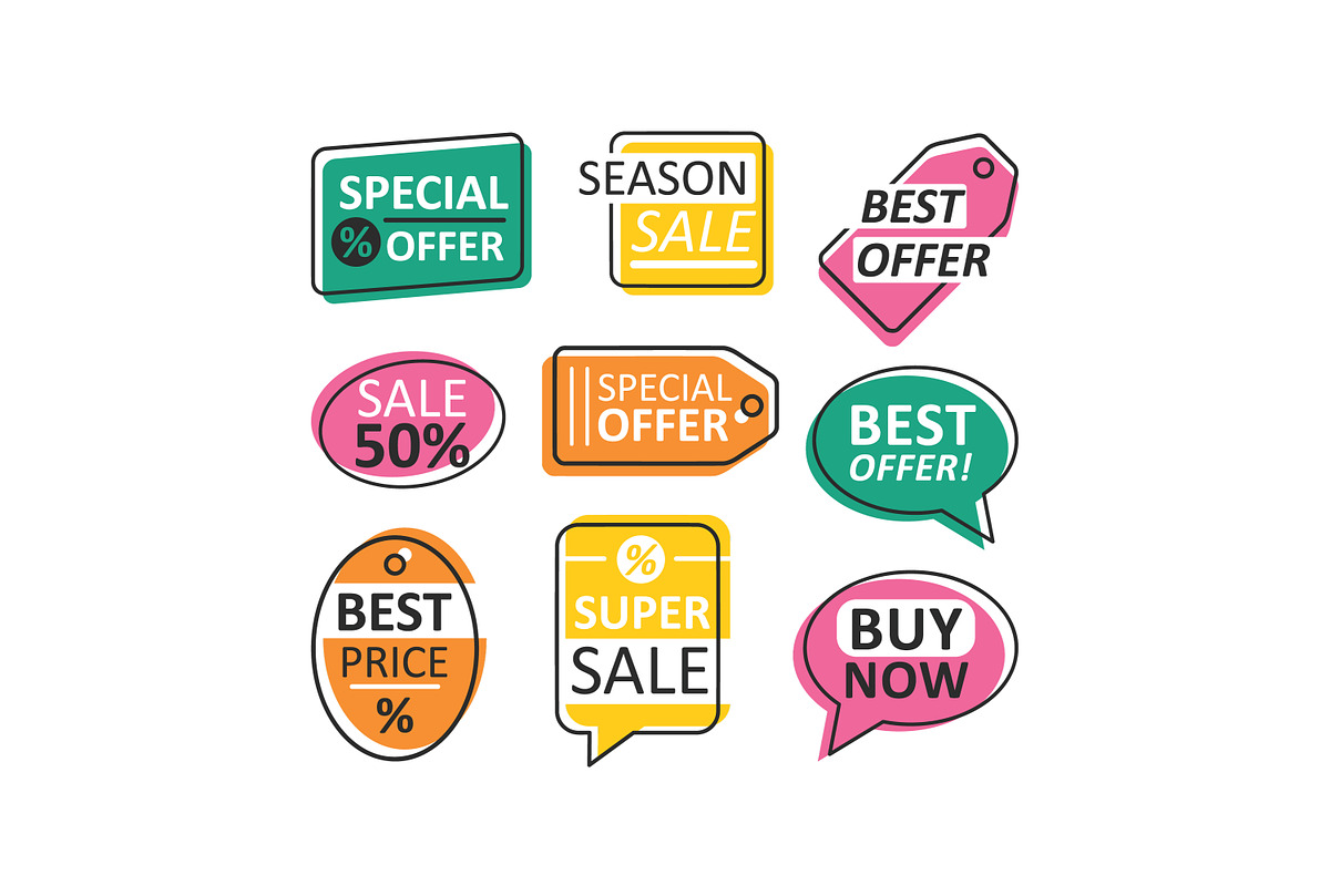 Sale and special offer labels, an Object Graphic by Good Studio (Photo 4 of 6)