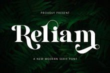 Reliam - Modern Serif Font