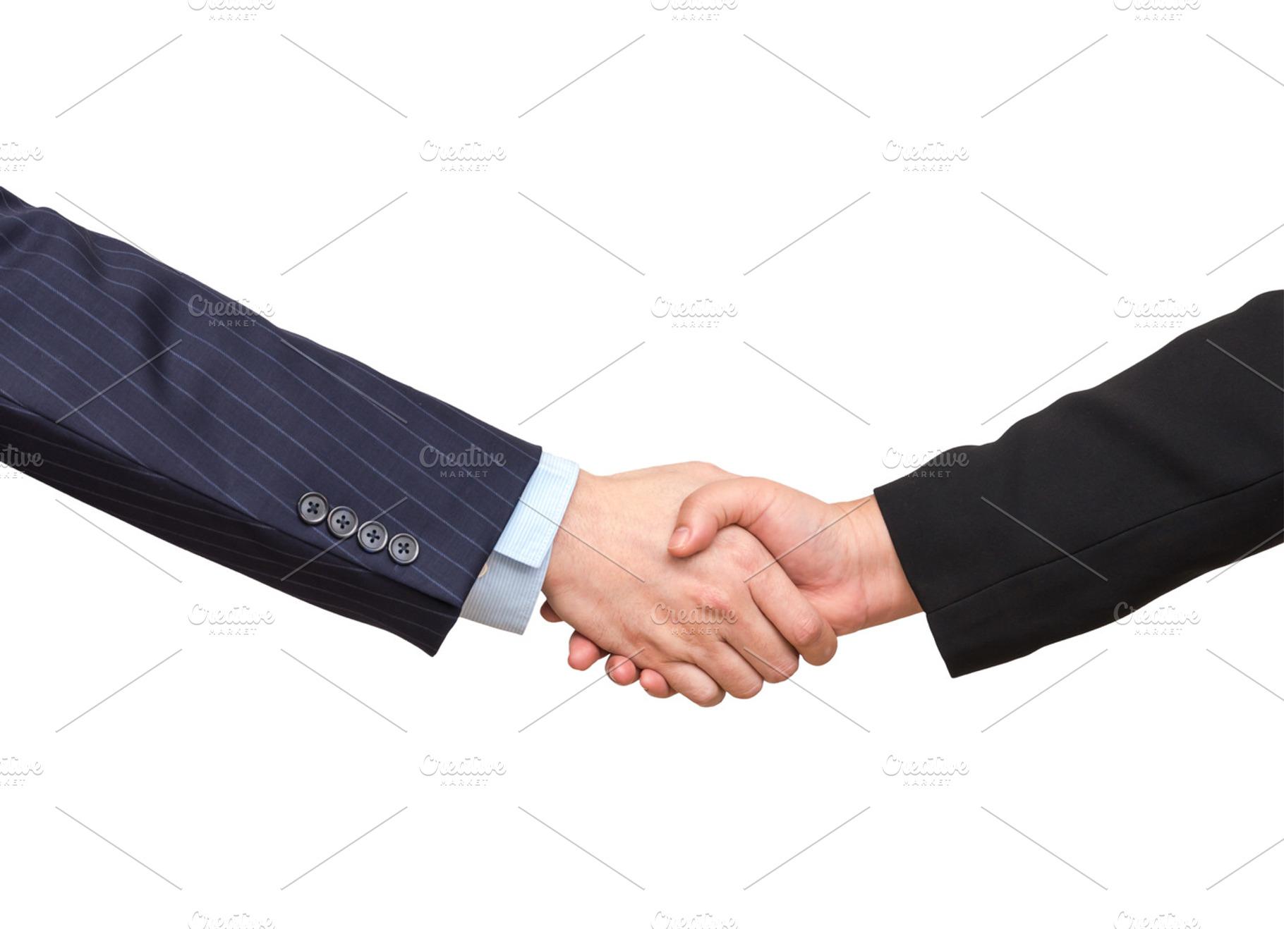 Hand shake between a businessman stock photo containing hand and agreement, a Business Photo by Tzido Gallery