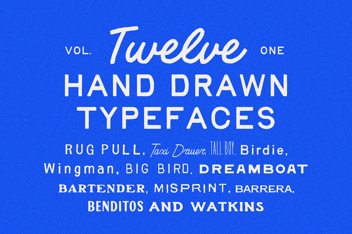 Type Volume One, a Handwritten Font by Taylor Penton (Photo 3 of 5)