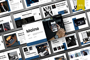 Maine - Business Google Slide Templa, a Presentation Template by Dens Creative Studio (Thumbnail 1 of 12)