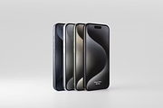 11 Psd iPhone 15 Pro Mockup, an iPhone Mockup by Se٧enStudio (Thumbnail 6 of 12)