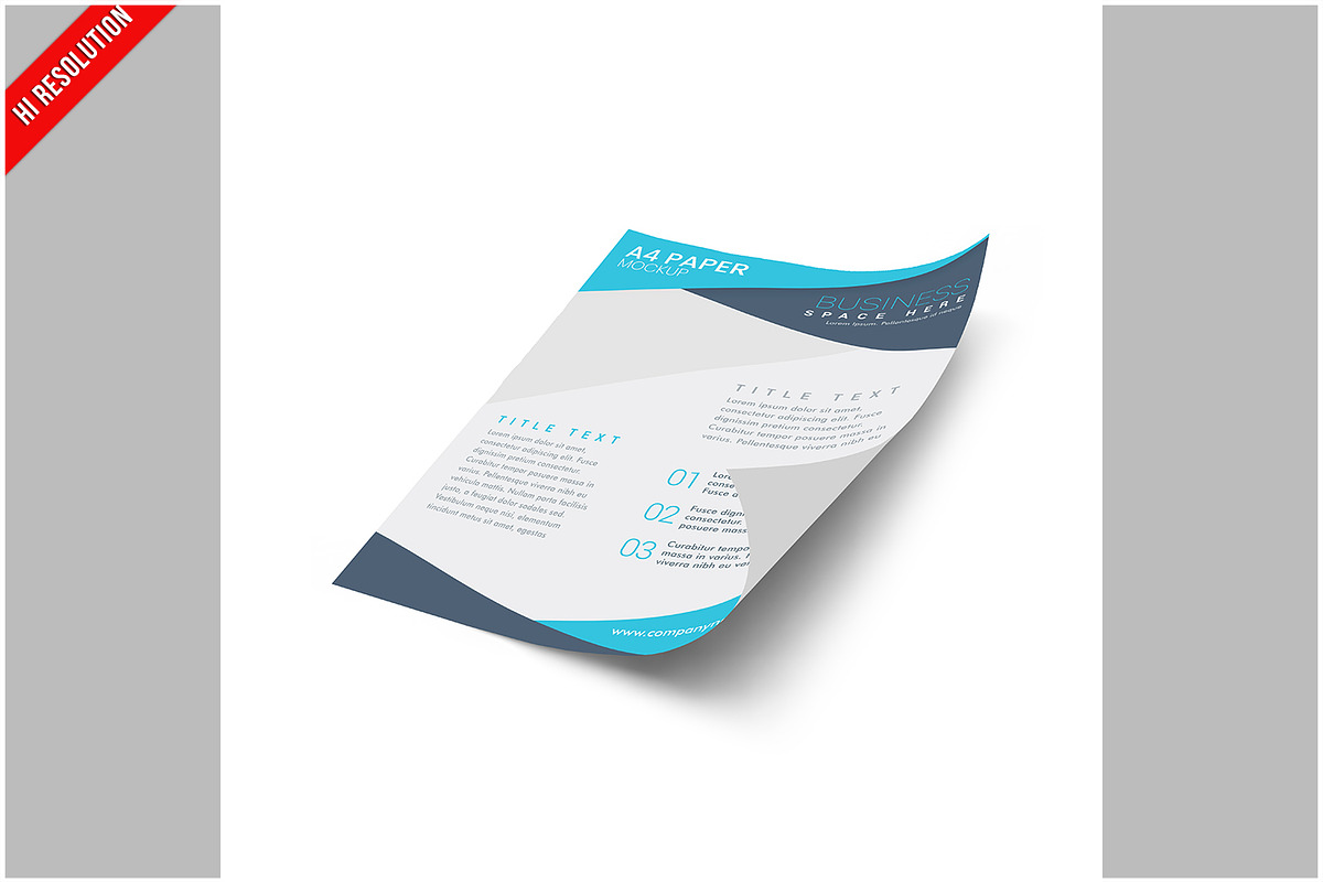 A4 Paper On Desk Mockup, an Advertising Mockup by Bruno's Shop (Photo 1 of 3)