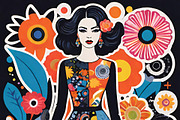 Floral Goddess Bundle, an Illustration by ETARA by Mea Hau (Thumbnail 3 of 6)
