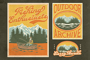 Anglers Harbor Vintage Font Duo, a Script Font by Letterhend Studio (Thumbnail 4 of 14)