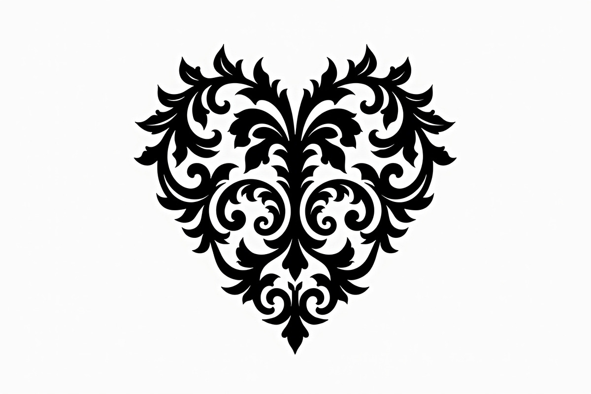 Vintage Heart Vector Design, an Illustration by Creativeshirt (Photo 7 of 21)