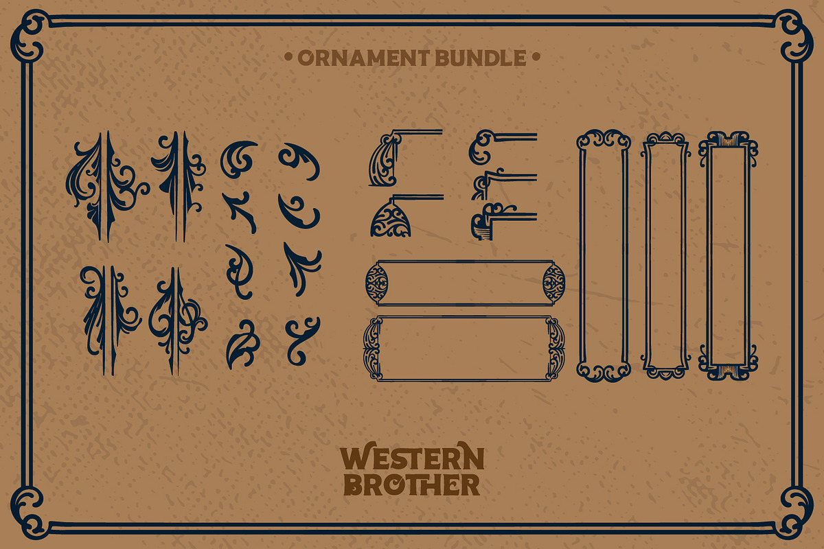 Western Brother, a Serif Font by Vintage Division (Photo 7 of 10)