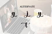 Party Online | Script Font, a Handwritten Font by Scratchones (Thumbnail 8 of 9)