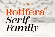 Rotifera | Luxury Serif Family