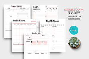 Editable Canva Travel Planner