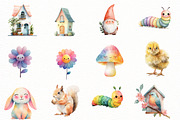 Happy Spring Clipart, an Illustration by Designworld (Thumbnail 6 of 7)