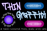Thin Graphite Marker, a Handwritten Font by Eryn Rose Design (Thumbnail 2 of 7)