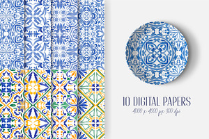 Watercolor seamless pattern