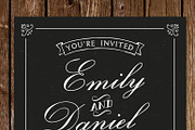 Black/White Wedding Invitation, an Invitation Template by DesignLux (Thumbnail 4 of 5)