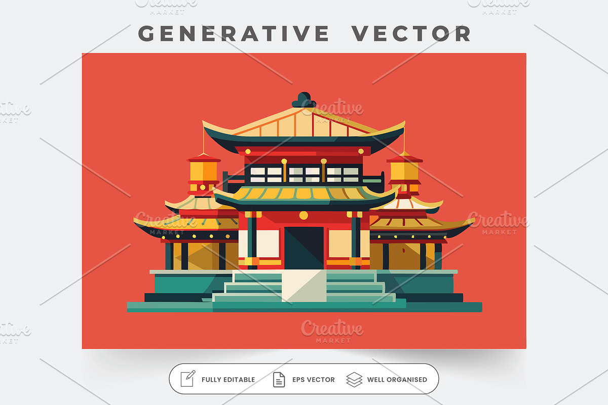 A colorful depiction of a traditiona, a Graphic by SouravDesign