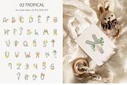 Kids name creator elements & letters, an Animal Illustration by polikarpovaart (Thumbnail 5 of 13)