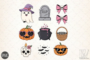 Hallowee Spooky Sublimation, an Illustration by Libby Wishes