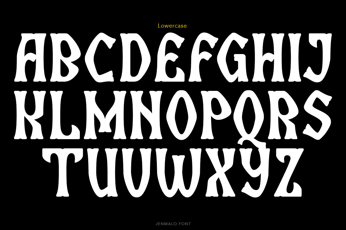 Jenmalo Display Font, a Blackletter Font by TypeClassHeroes (Photo 5 of 15)