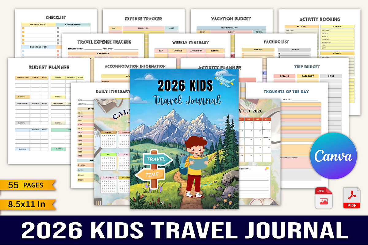 2026 Kids’ Travel Journal
