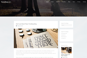 TimeWarp - Future HTML5 Template