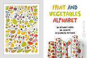 Fruit and vegetables alphabet, a Wallpaper Graphic by Murvin (Thumbnail 1 of 7)
