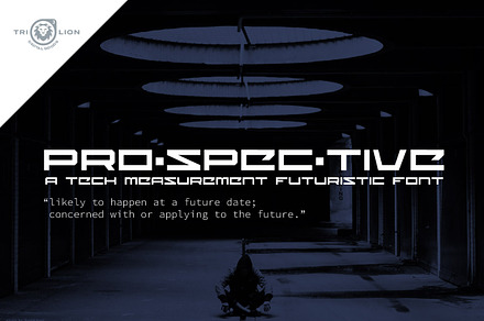 Prospective Font, a Sans Serif Font by Brian White Design Goods