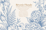 Vintage Toile de Jouy Frames Florals, an Object Graphic by Olya Creative (Thumbnail 14 of 15)