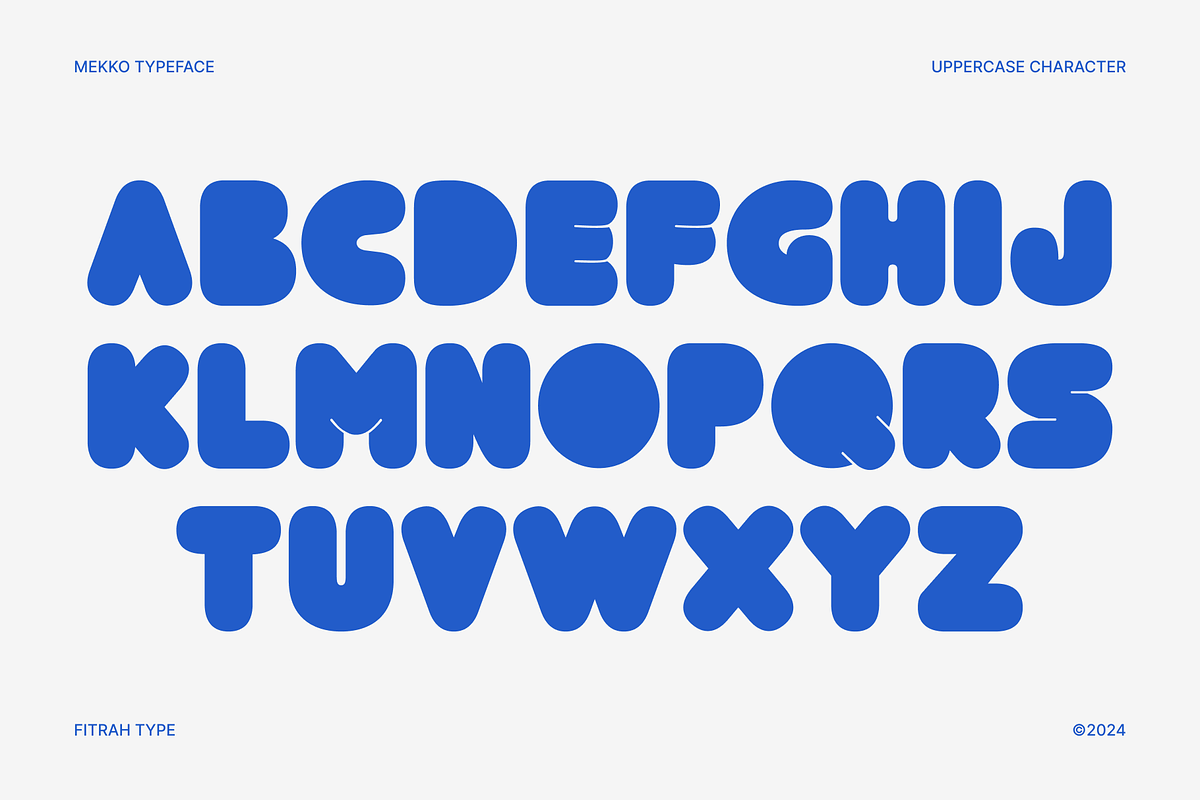 Mekko Rounded Typeface, a Sans Serif Font by Fitrah Type (Photo 8 of 15)
