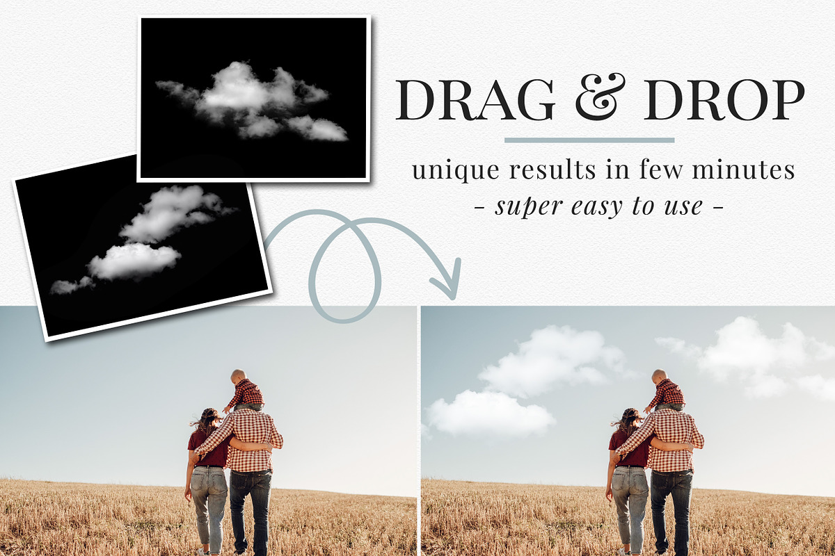 Summer Clouds photo overlays, an Object Graphic by BrownLeopard (Photo 3 of 5)