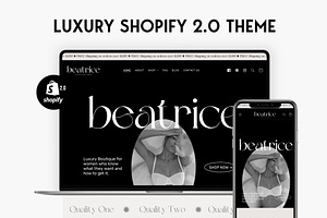 Beatrice Noir - Luxury Shopify Theme