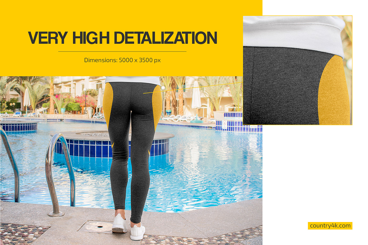 Leggings Mockup Set, a Bottom Mockup by Country4k (Photo 2 of 4)