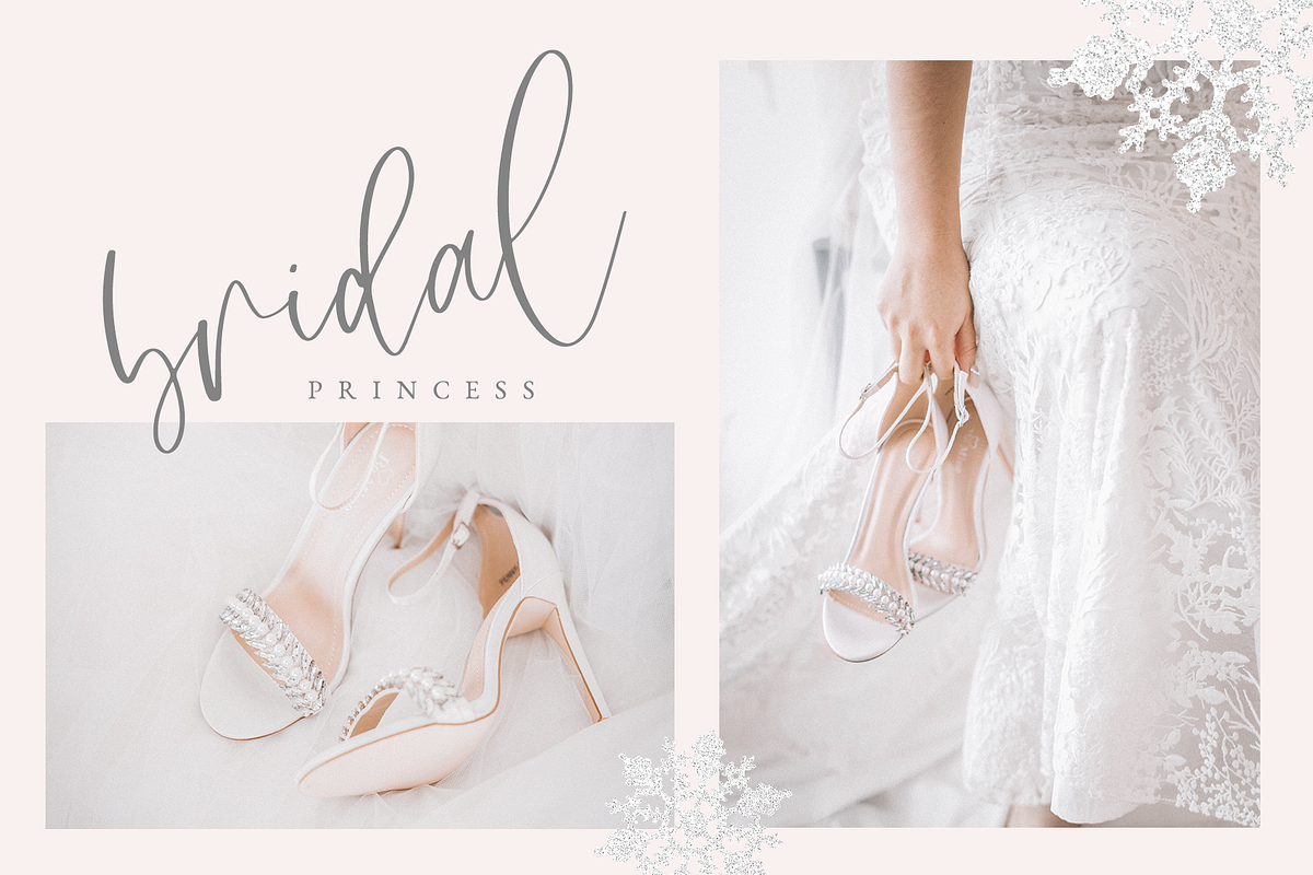 Snowflake Script Font preview 3