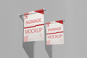 Hanging Flag Mockup, an Advertising Mockup by DSNA Mockup (Thumbnail 3 of 3)