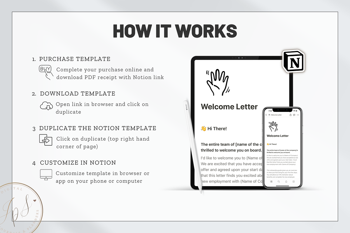 Notion Employee Handbook Template, an App Template by Designs by Darowan (Photo 10 of 10)