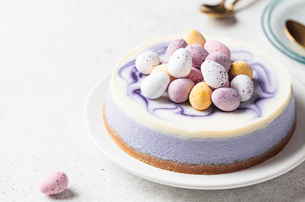 Easter cake with chocolate eggs, a Food & Drink Photo by vaaseenaa